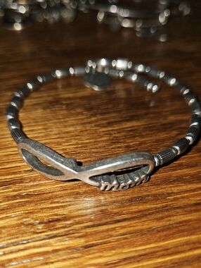 Alex and Ani Silver Toned Infinity Mom Bracelet